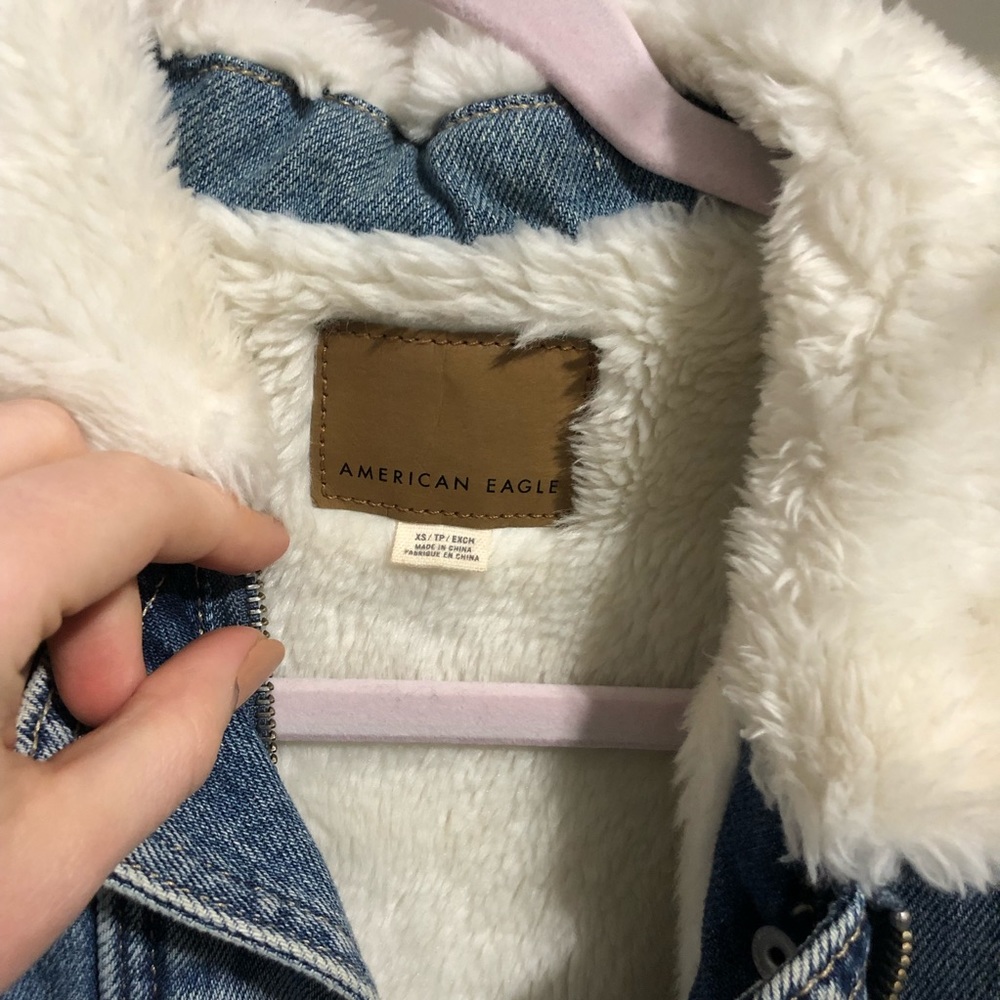 Faux Fur Lined Jean Jacket from American Eagle - Picture 3 of 15